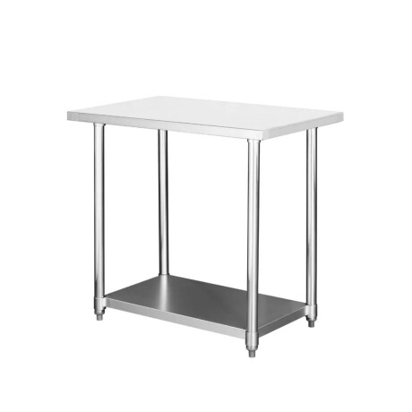 Mesada de Trabajo con Estante de Acero Inoxidable 90 x 60 x 85 cm Mesada de Trabajo con Estante de Acero Inoxidable 90 x 60 x 85 cm