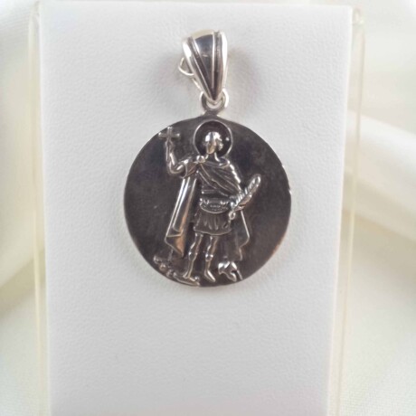 Medalla religiosa de plata 925, imagen de San Expedito. 25 MM Medalla religiosa de plata 925, imagen de San Expedito. 25 MM