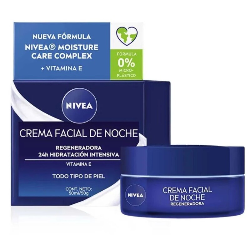 Crema Facial Nivea Essentials Hidratante De Noche Regeneradora 50 ml Crema Facial Nivea Essentials Hidratante De Noche Regeneradora 50 ml