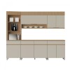 Aéreo 1 Puertas Realeza Premium 120cm Marron/Gris Aéreo 1 Puertas Realeza Premium 120cm Marron/Gris