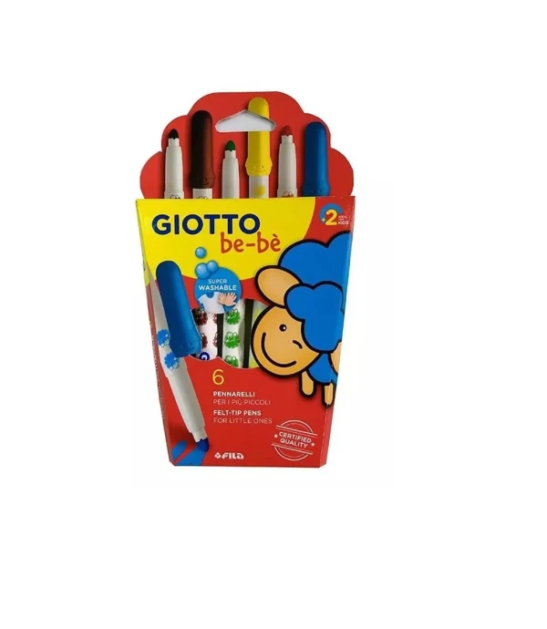 MARCADOR GIOTTO BEBE X 6 S/C