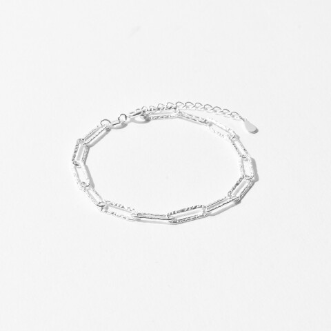 PULSERA CAREY PLATEADA PULSERA CAREY PLATEADA