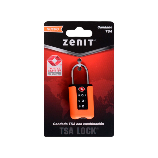 CANDADO TSA NARANJA CANDADO TSA NARANJA