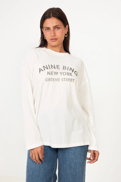 REMERA IVAN NEW YORK STENCIL Crudo