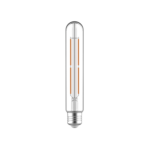 Lámpara LED vintage tubo transp. E27 7W cálida dim IX1895