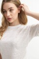 Remera manga corta BLANCO