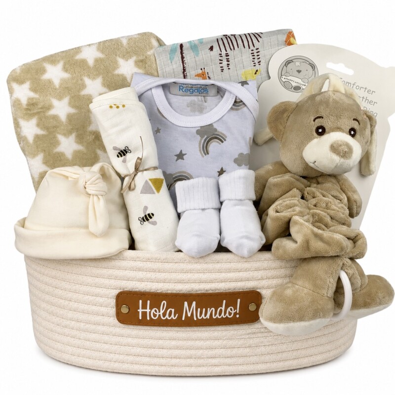 Canasta Nacimiento Welcome Baby – Unisex Canasta Nacimiento Welcome Baby – Unisex
