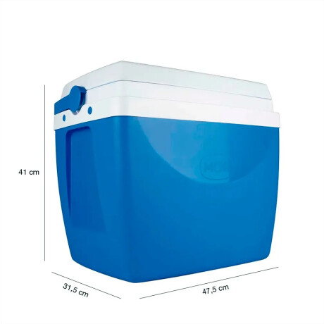 Conservadora Térmica De 34 Litros Mor Playa Camping Viajes Azul