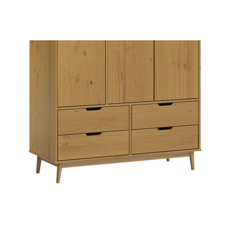 Ropero 3 Puertas 4 Cajones Li­nea Niordica Roble