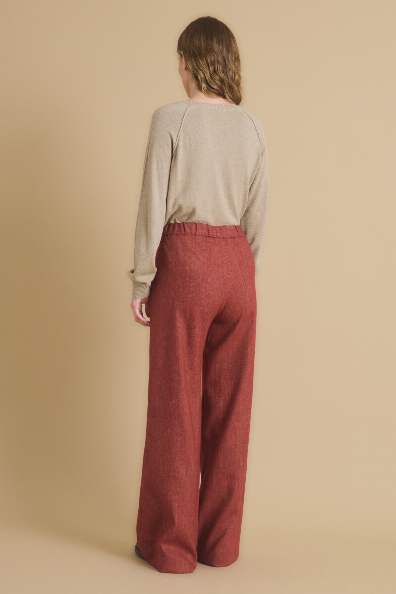 PANTALÓN RELAXED Bordo