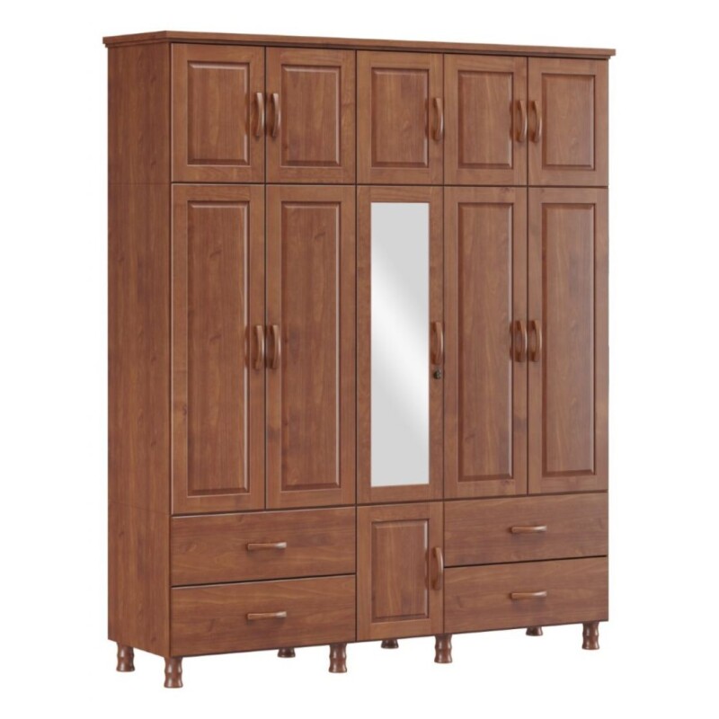 Placard Ropero 11 Puertas 4 Cajones Finestra c/Espejo Placard Ropero 11 Puertas 4 Cajones Finestra c/Espejo