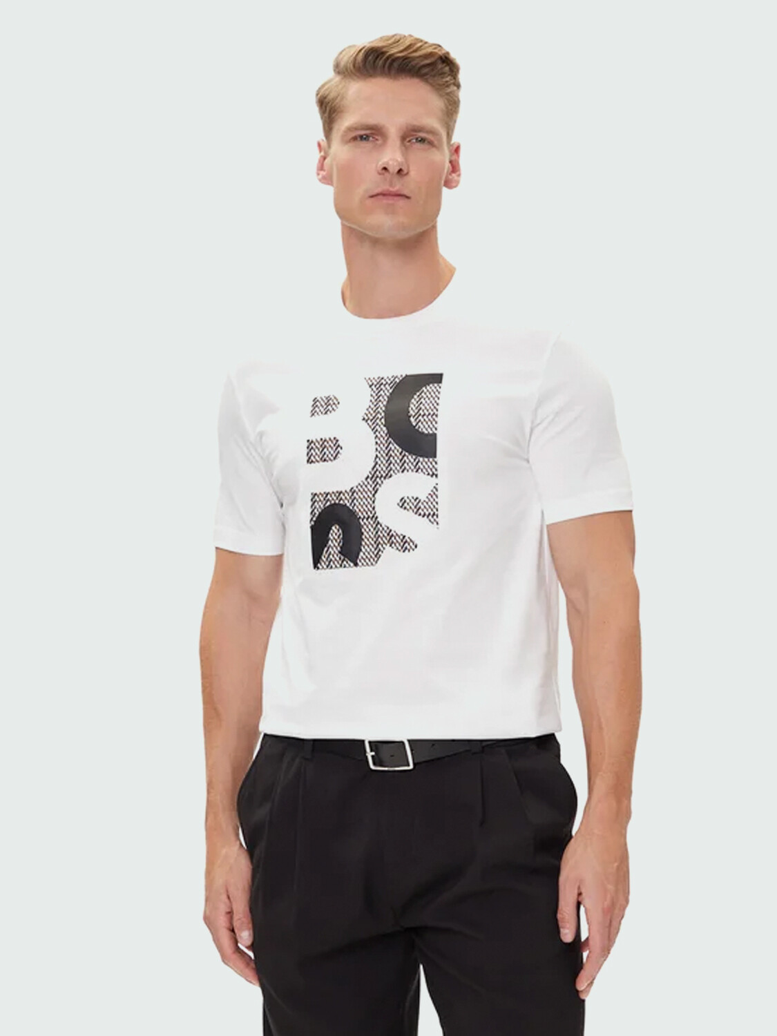 BOSS - Remera H-Thompson Logo Blanco