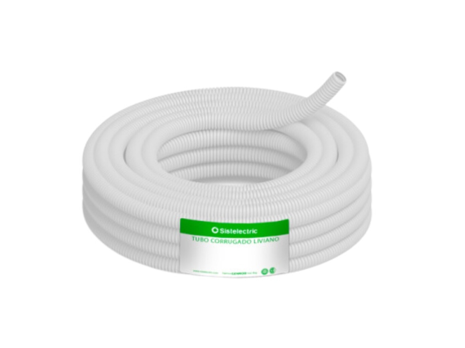 CAÑO CORRUGADO LIVIANO POR 25m de ø25mm GENROD 