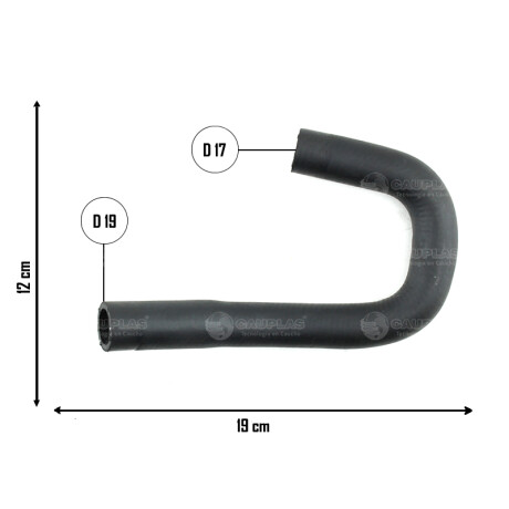 CAÑO TOYOTA HILUX 2.4 D 93 CALEFACCION CAUPLAS CAÑO TOYOTA HILUX 2.4 D 93 CALEFACCION CAUPLAS