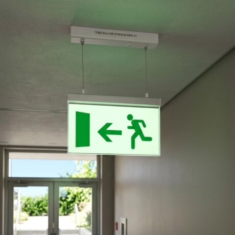 CARTEL DE SALIDA - DERECHA Cartel LED Emergencia Derecha o Izquierda