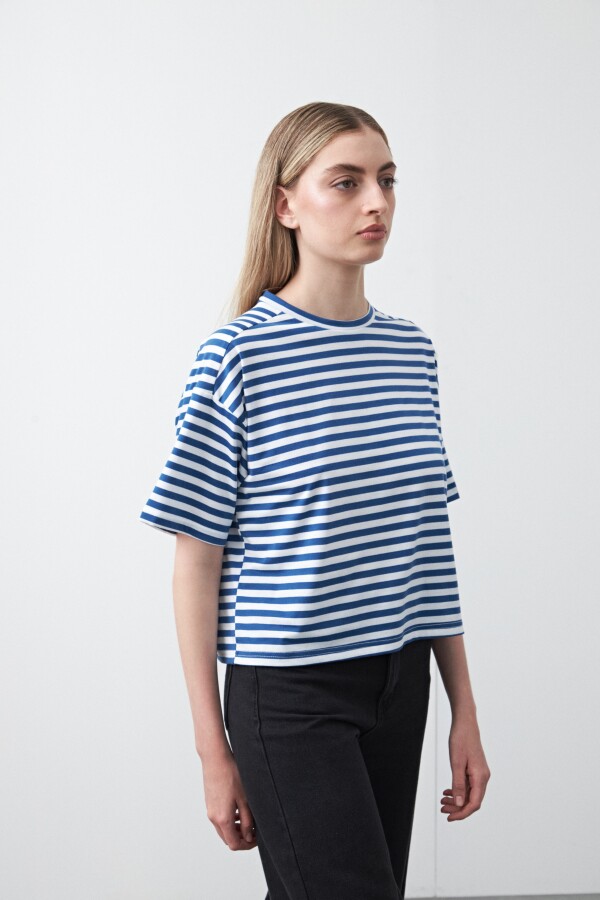 REMERA FUKUSHIMA Blanco/Azul