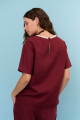 BLUSA LINO CRUZ BURDEOS