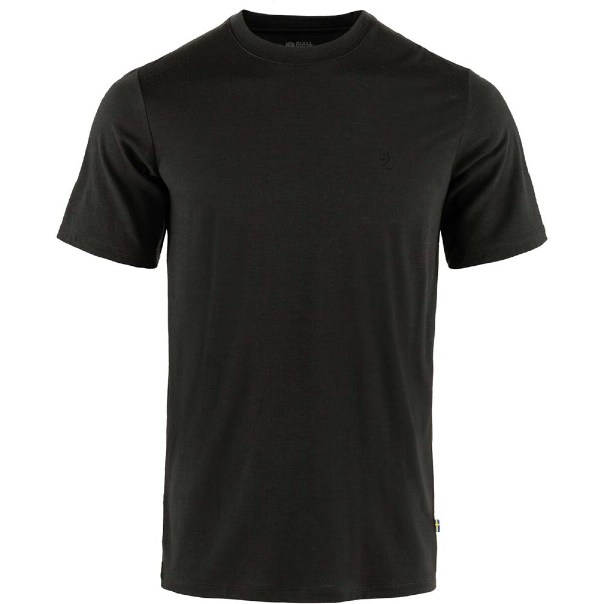 Polo Fjallraven Abisko Wool SS M Hombre - Black 