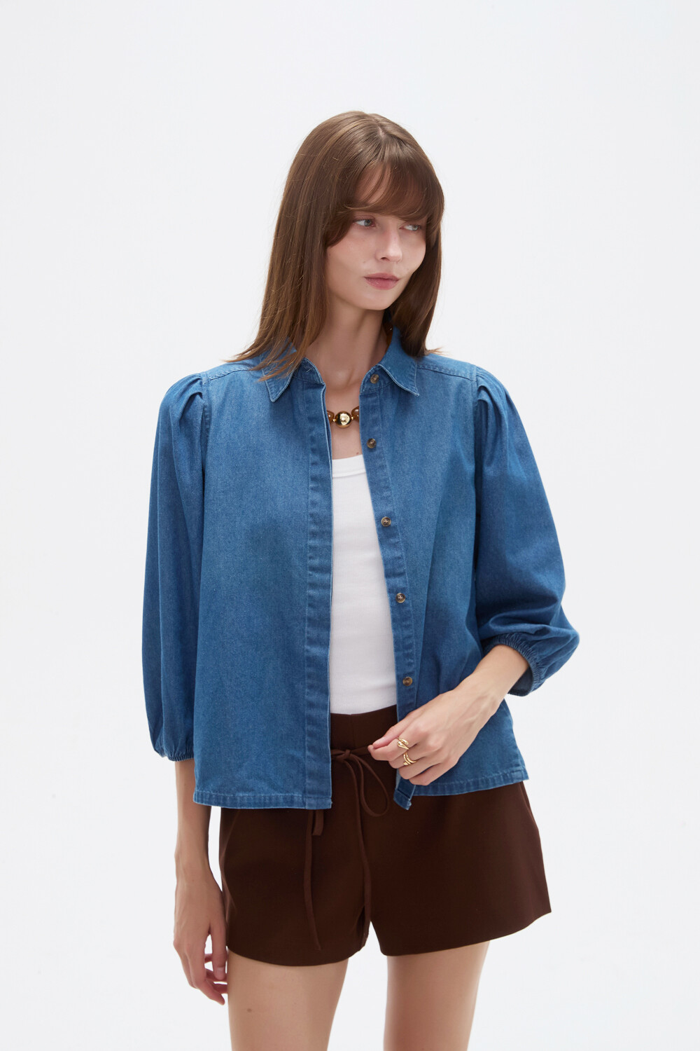 Camisa Tivran Azul Medio