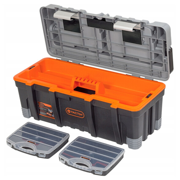 Caja herramientas 26" acero inox. y plástico TT0296