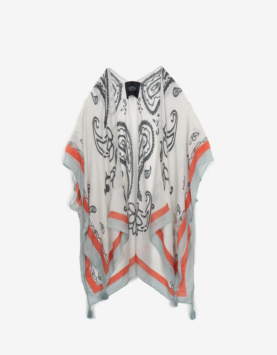 Kaftan Con Diseño De Bulgaros 