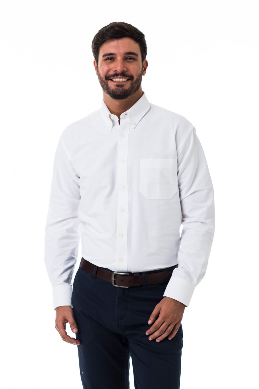 Camisa Oxford Blanco