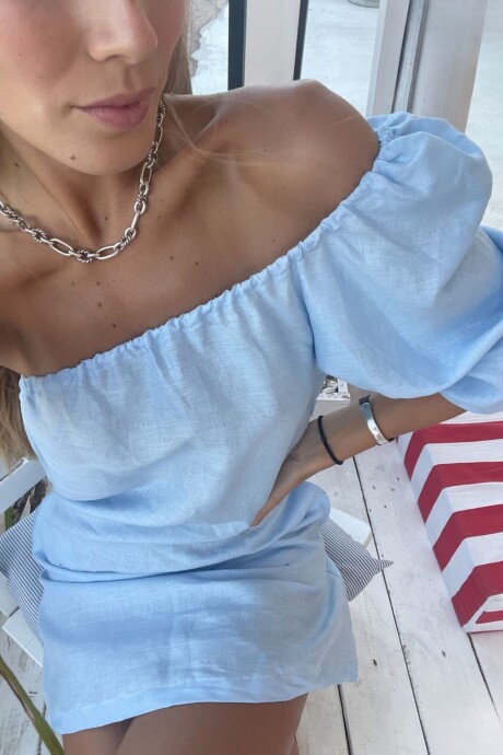 Vestido Coco Celeste