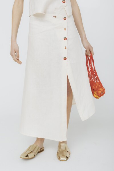 PRE VENTA FALDA RAÍZ Blanco