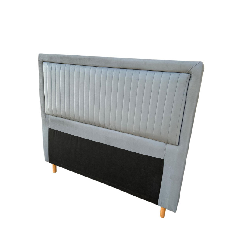 Respaldo Cabecera + Baúl Pie de Cama 2 Plaza color Grafito Respaldo Cabecera + Baúl Pie de Cama 2 Plaza color Grafito