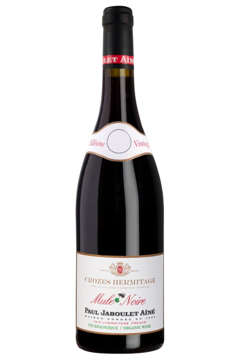 Vino PAUL JABOULET CROZE HERMITAGE Mule Noire Tinto 750ml. Vino PAUL JABOULET CROZE HERMITAGE Mule Noire Tinto 750ml.