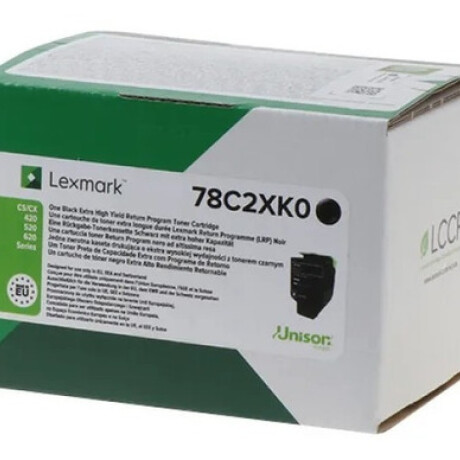 LEXMARK TONER 78C4XK0 NEGRO CX522/421 8500 CPS 2827