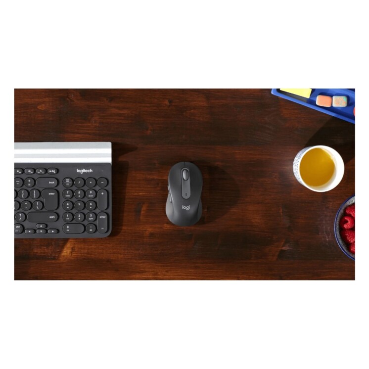Mouse Inalámbrico Logitech Signature M650 Silencioso con Bluetooth y Logi Bolt Graphito