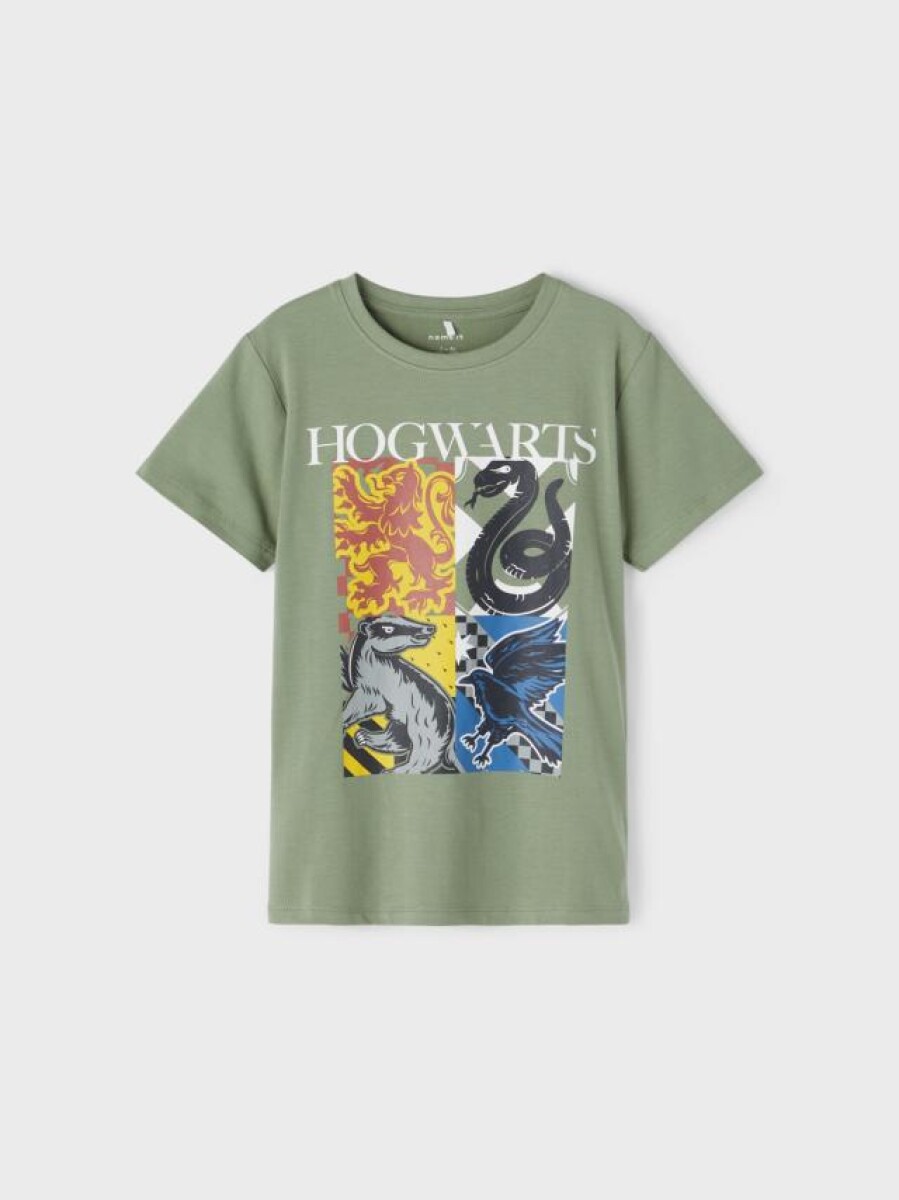 Camiseta Harry Potter Manga Corta - Hedge Green 