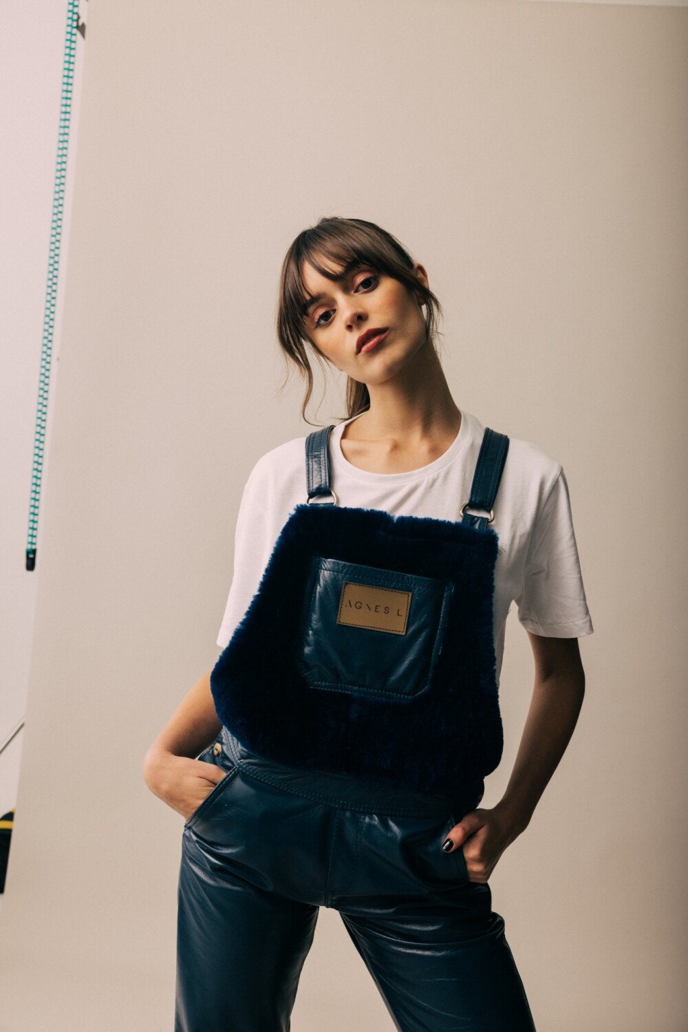 Warm Leather Gardener Azul