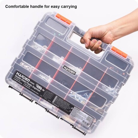 ORGANIZADOR DE PLÁSTICO DE DOBLE CARA DE 31 CM N/a