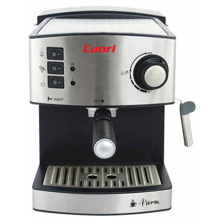 Cafetera Express CUORI Aroma Con Bomba Presión Doble Filtro 1.8L Cafetera Express CUORI Aroma Con Bomba Presión Doble Filtro 1.8L