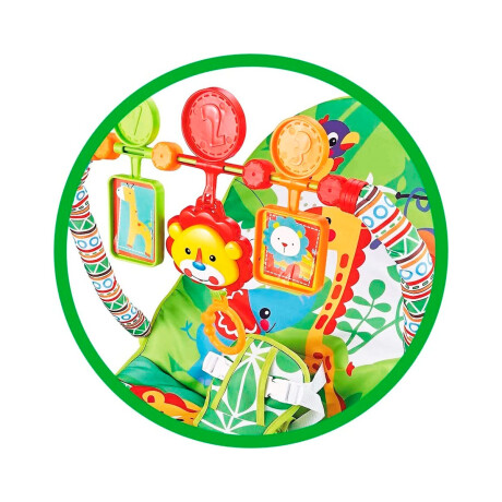 Silla Mecedora Bouncer Para Bebe C/Vibración Sonido Verde