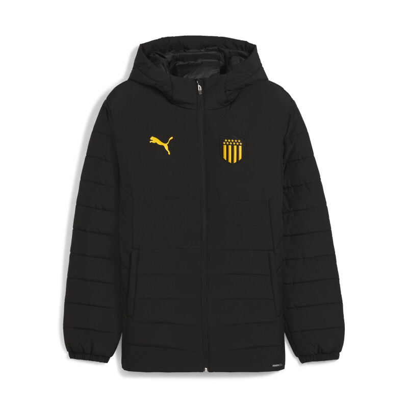 Abrigo Cap Add.Hooded de Hombre Negro