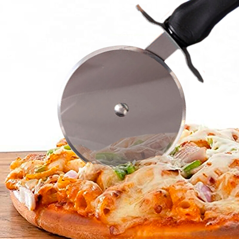 Rueda corta pizza acero inoxidable Bakers NEGRO