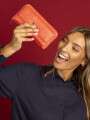 BILLETERA GLADIOLO CORAL PINK