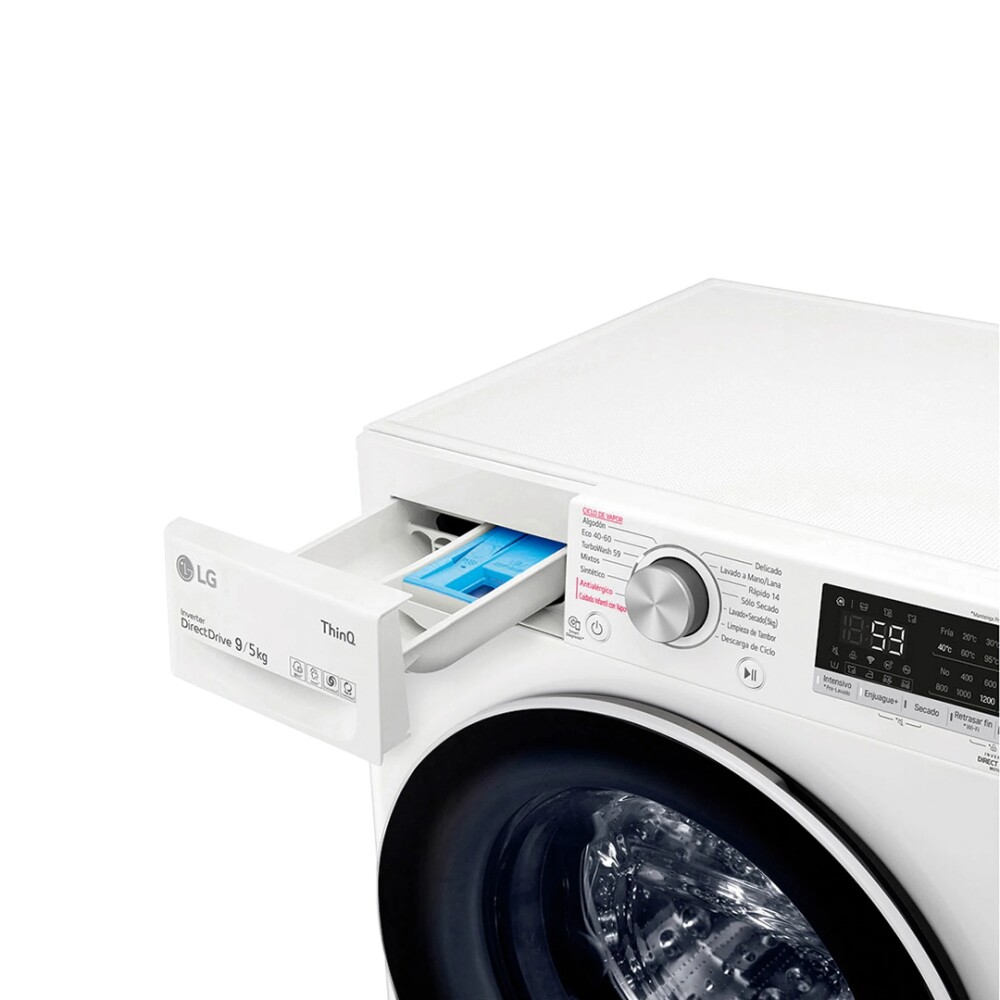 Lavasecarropas frontal inverter LG - 9Kg WD9WVC4S6 Lavasecarropas frontal inverter LG - 9Kg WD9WVC4S6