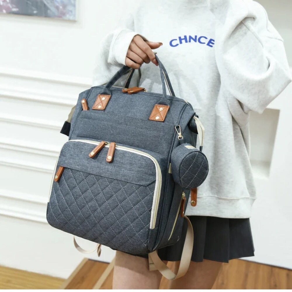 Mochila maternal RIO gris