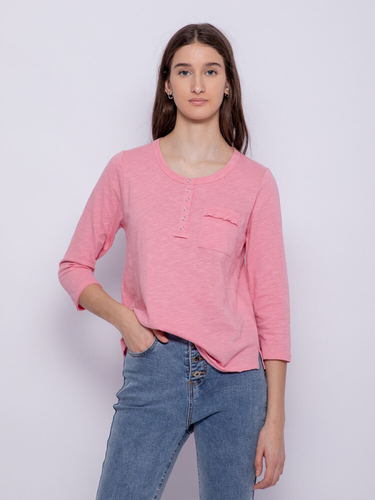 REMERA CALDAS Rosa Cuarzo