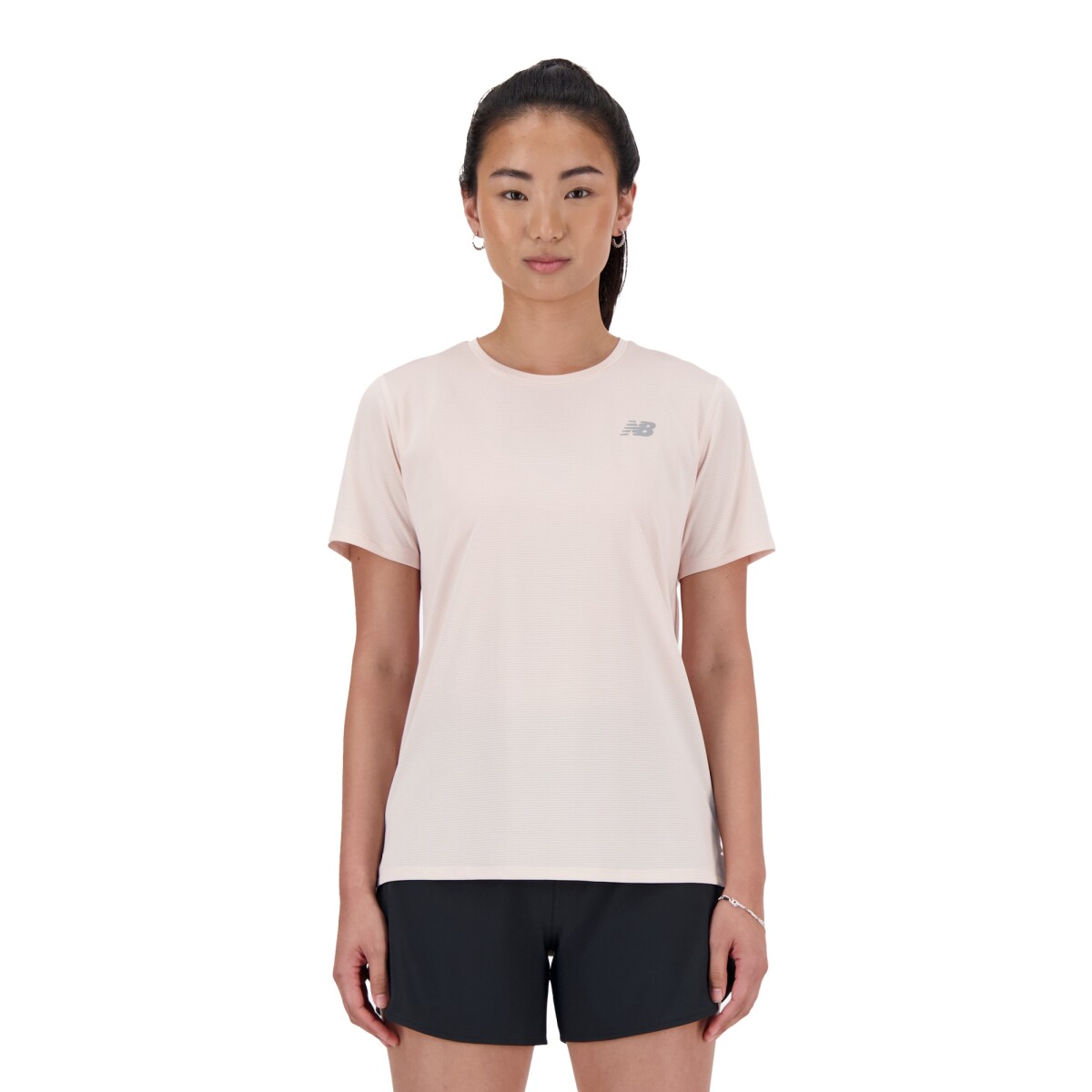 Remera New Balance de Dama - SHORT SLEEVE - WT41222OUK - PINK 