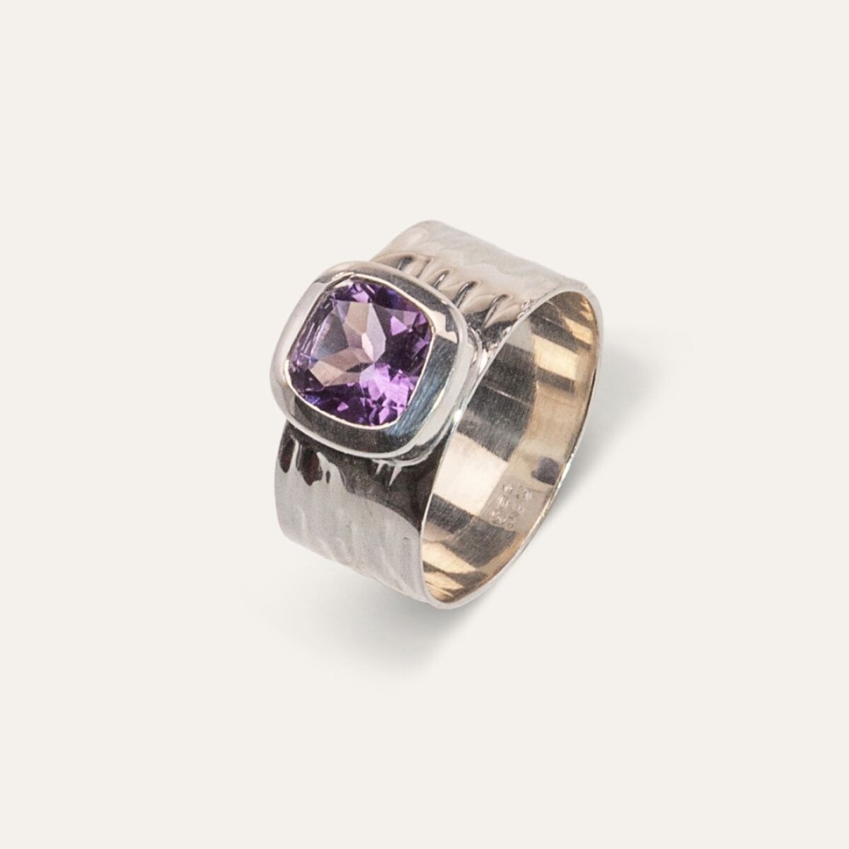 Anillo Alba Amatista - Plata 925 