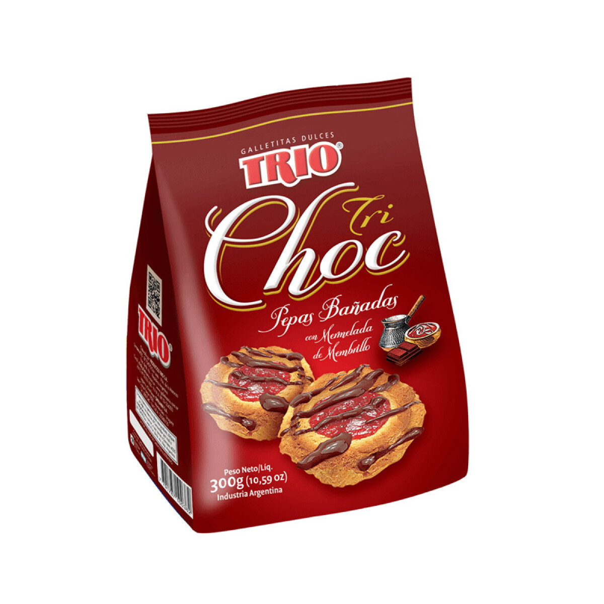 Galletita TRIO Pepas Surtidas y otras 300Grs - Trichoc 