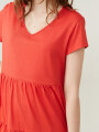 Vestido Boulevard Rojo Coral