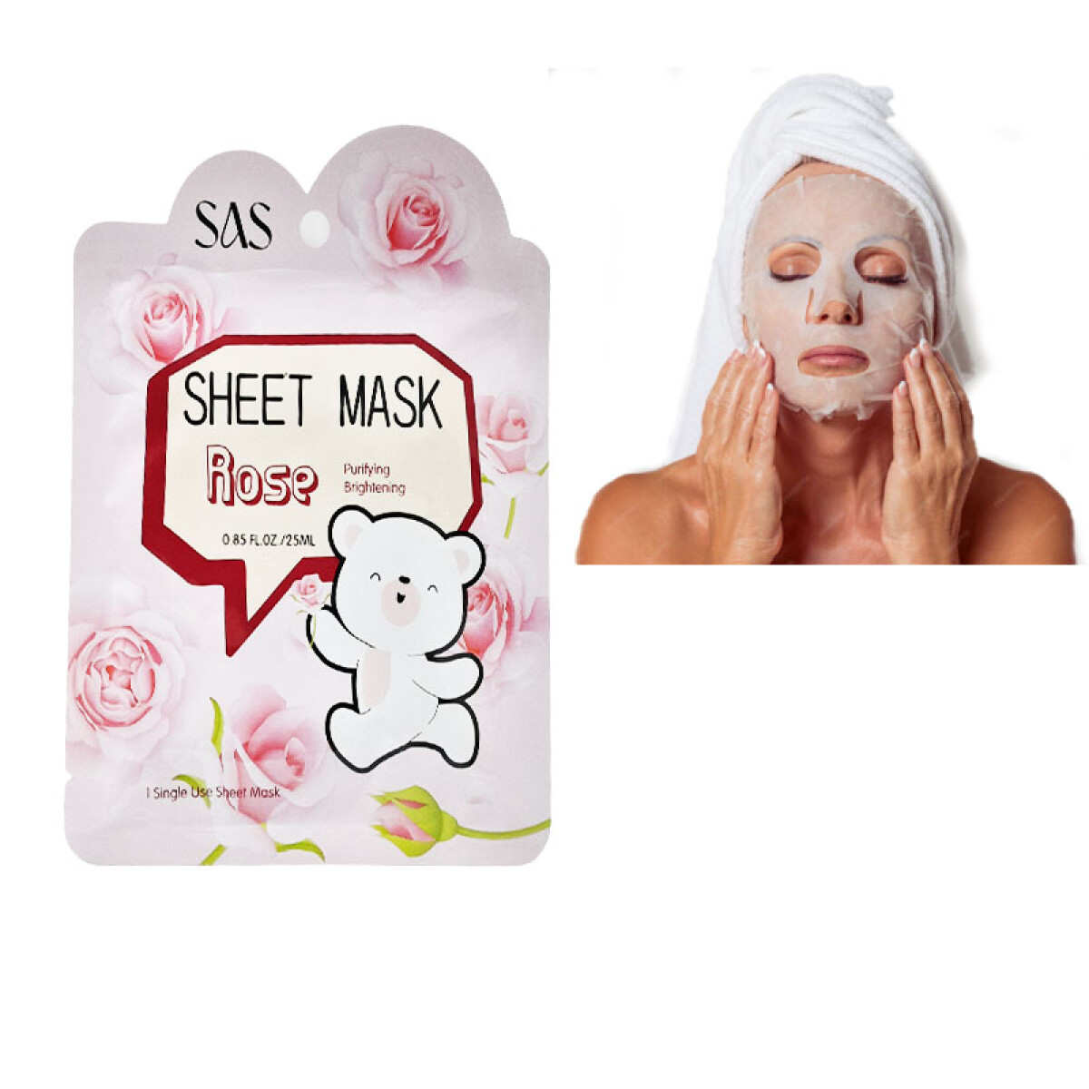 Mascarilla facial hidratante de rosas - Mascarilla Facial Hidratante De Rosas 