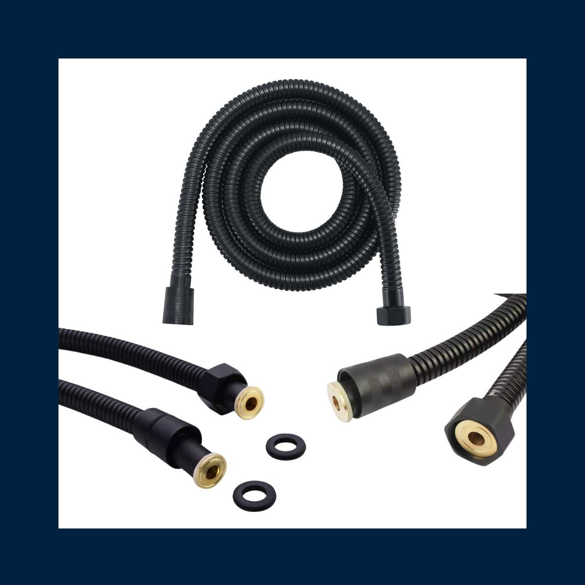 Kit Monocomando de Ducha sin Transferencia Negro Wico Kit Monocomando De Ducha Sin Transferencia Negro Wico