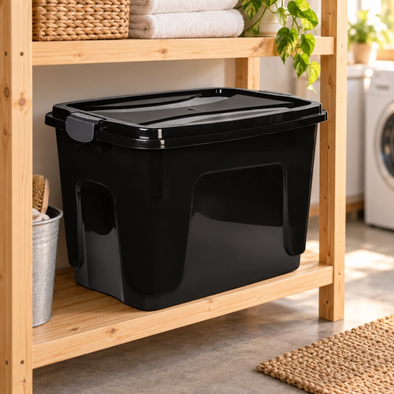 Set x3 Caja organizadora 65 lts NEGRO